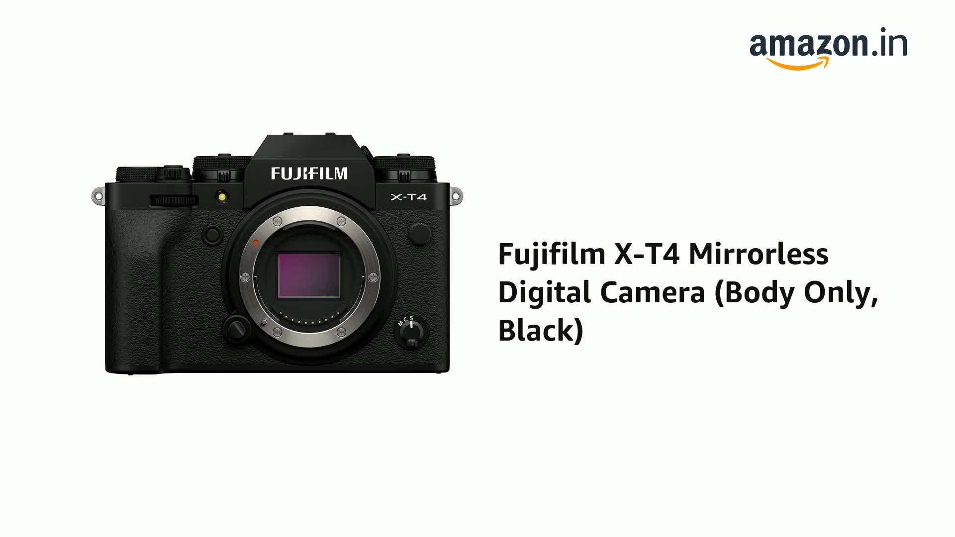 Fujifilm X-T4 Mirrorless Digital Camera